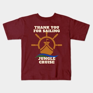 Thank You for Sailing Jungle Cruise Kids T-Shirt